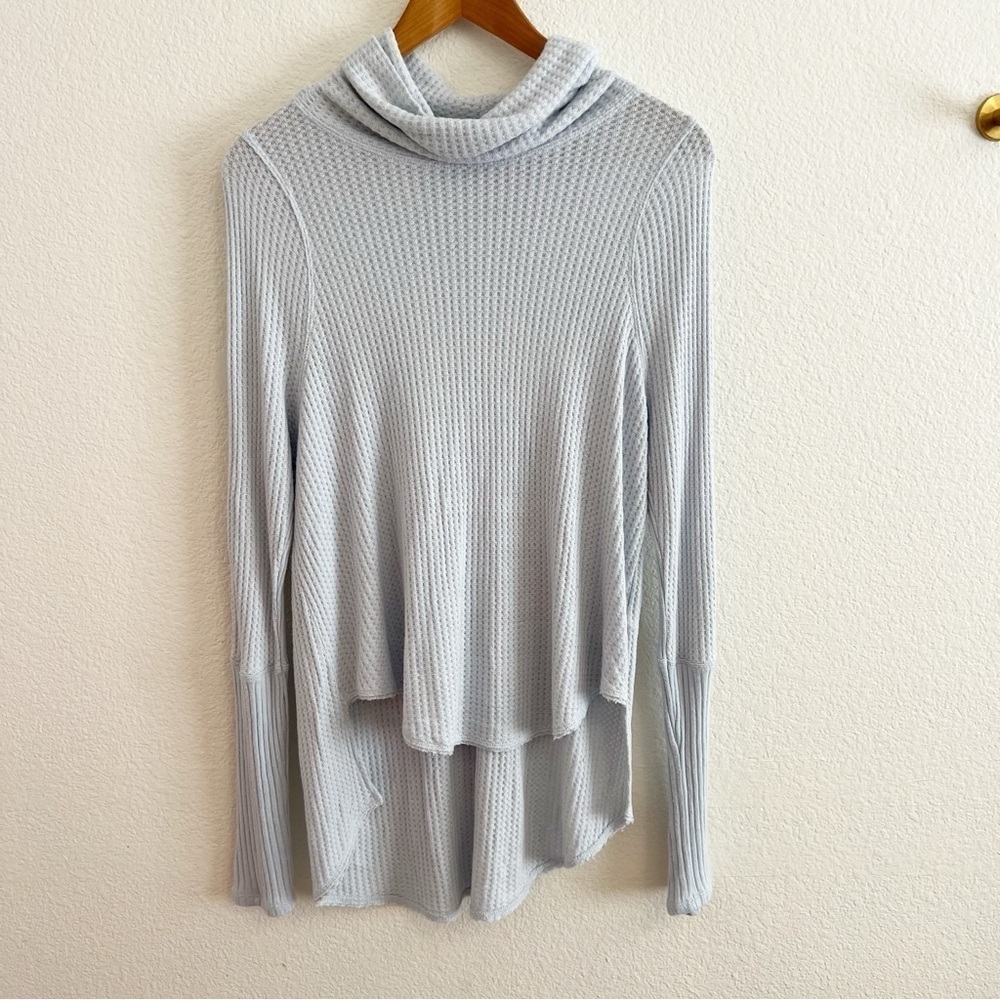We the Free Kristina Thermal Long Sleeve Waffle Knit top XS